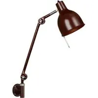 Medium Wall Light Hardwired - Oxide Red, Metal