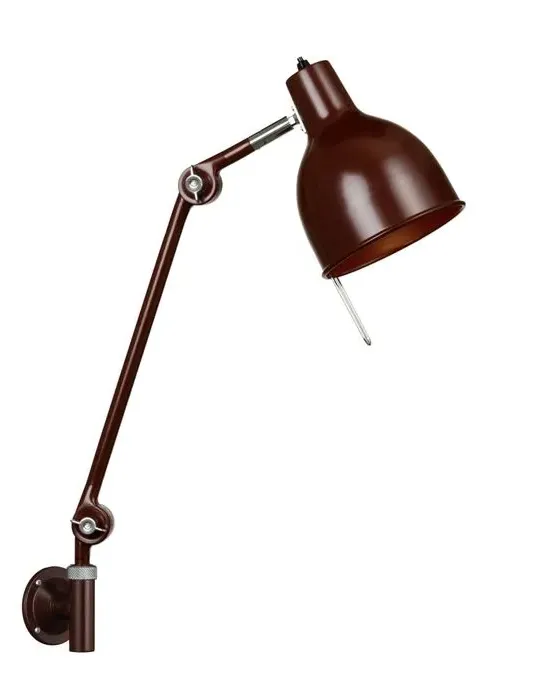 Medium Wall Light Hardwired - Oxide Red, Metal