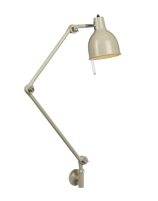 Medium Wall Light with Switch - Black, Metal