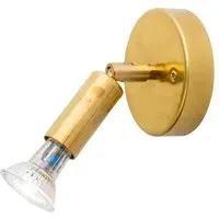 Single Spotlight Hardwired - Brass, Copper