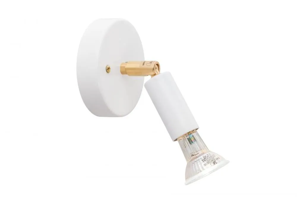 Single Spotlight Hardwired - Copper, Brass