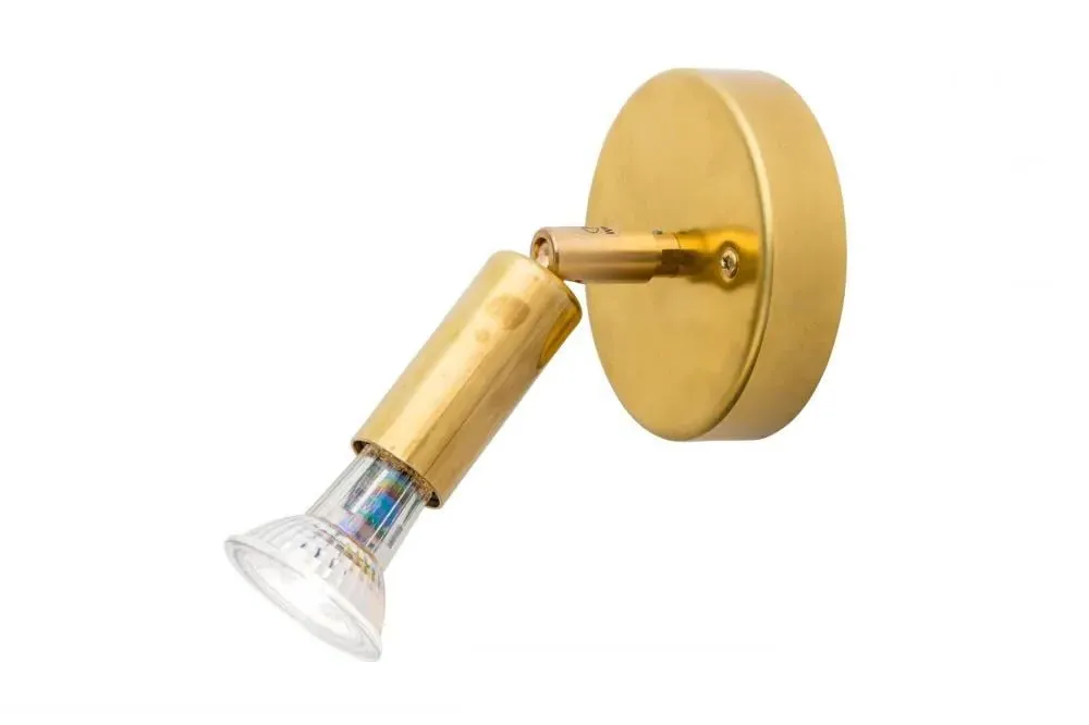 Single Spotlight Hardwired - Copper, Brass