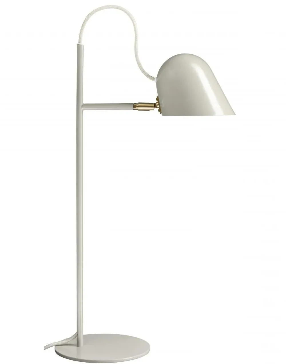 Table Lamp with Cable Management - Black