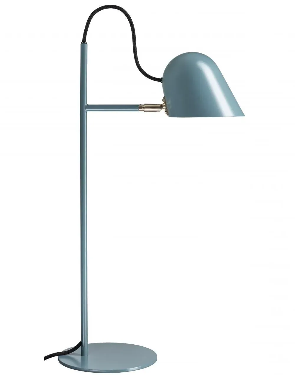 Table Lamp with Cable Management - White