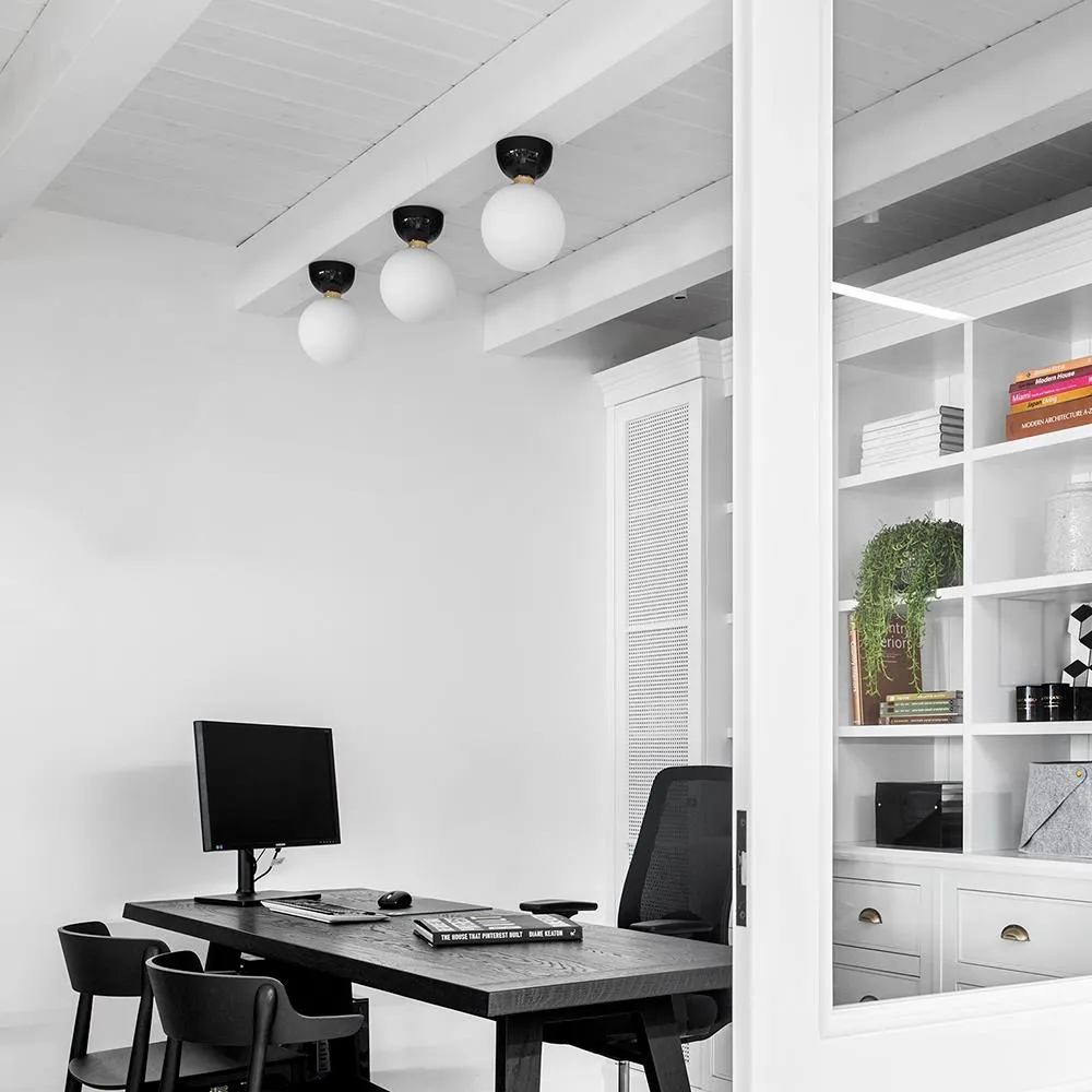 ABALLS Wall Ceiling Light - White, Ceramic