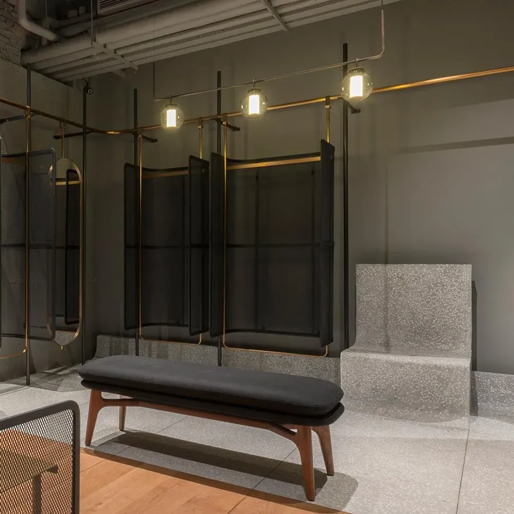 Chandelier with LED Strip - Clear, Glass