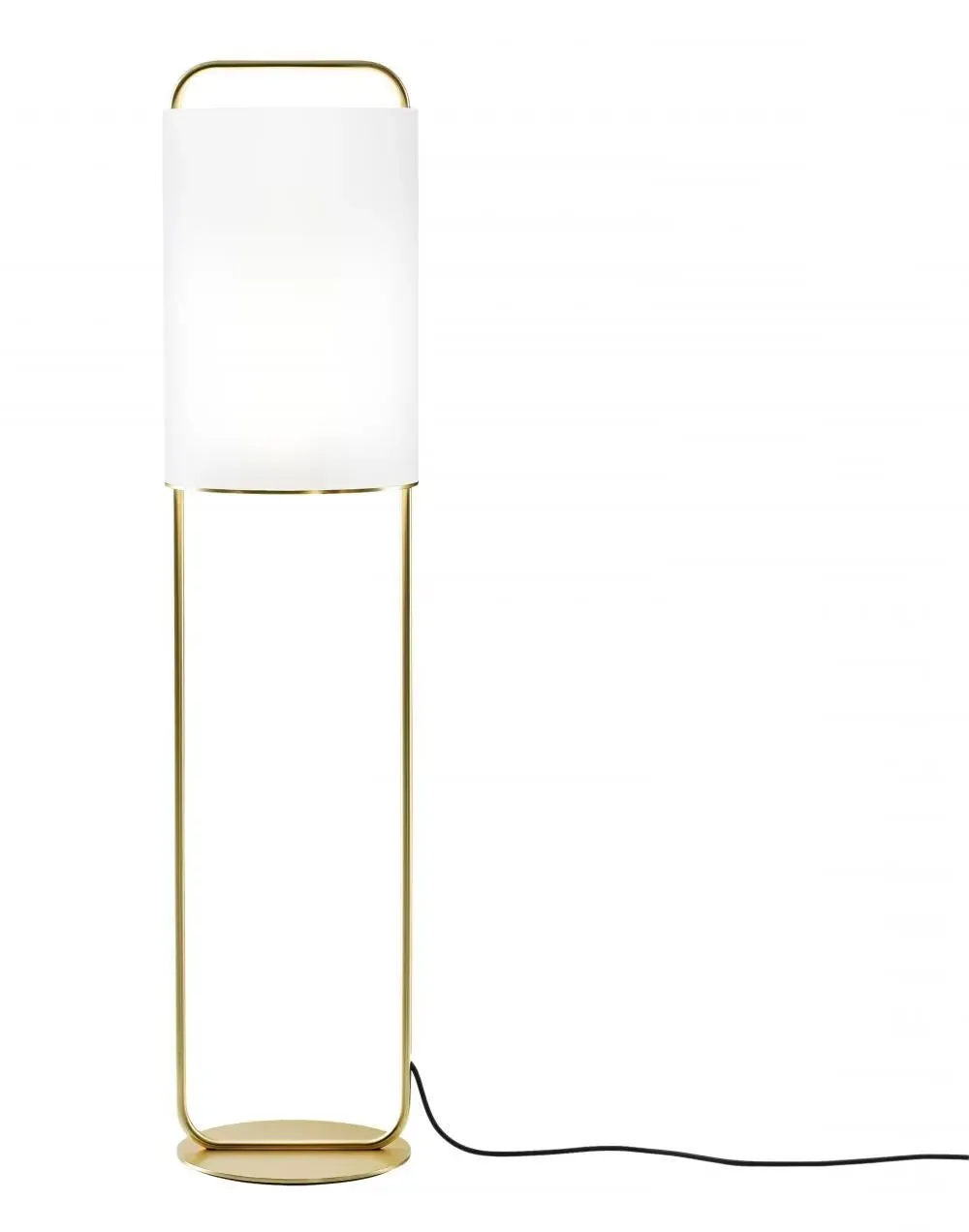 Floor Lamp with Dimmer - Golden, Steel