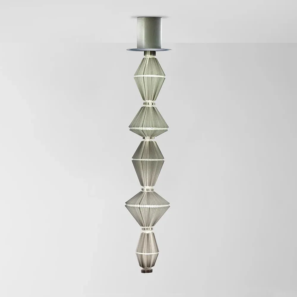 Small Pendant Light - Grey, Steel image