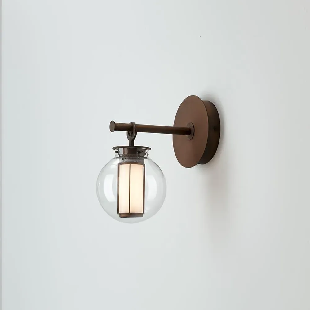 Wall Lamp with Glass Diffuser - Clear, Glass image
