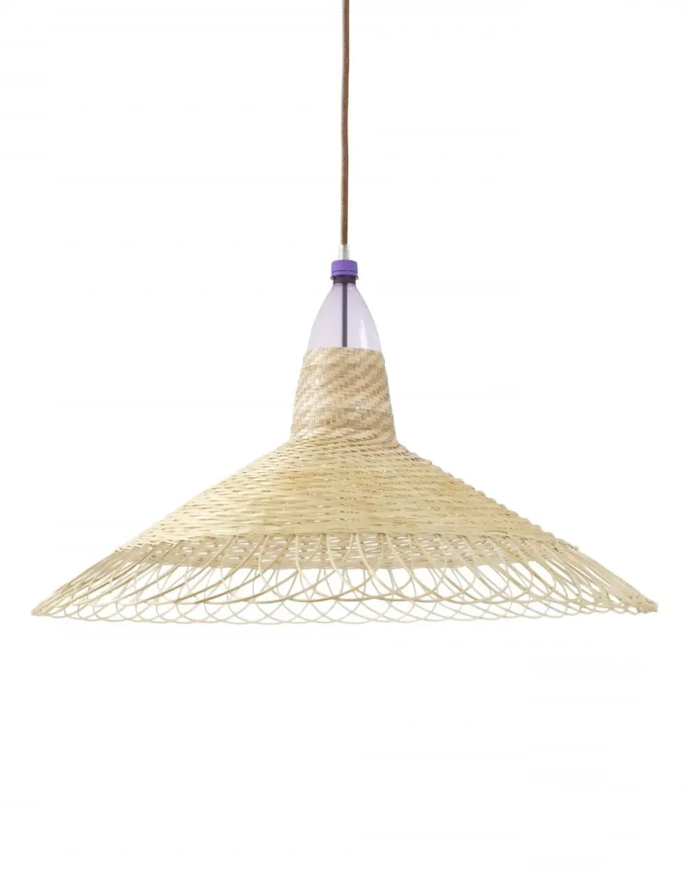 Chimbarongo Triple Pendant Light - Blue, Wicker