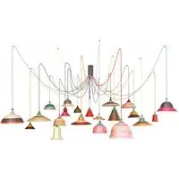 Eperara Siapidara Cluster Pendant Light - Straw, Palm Fibre
