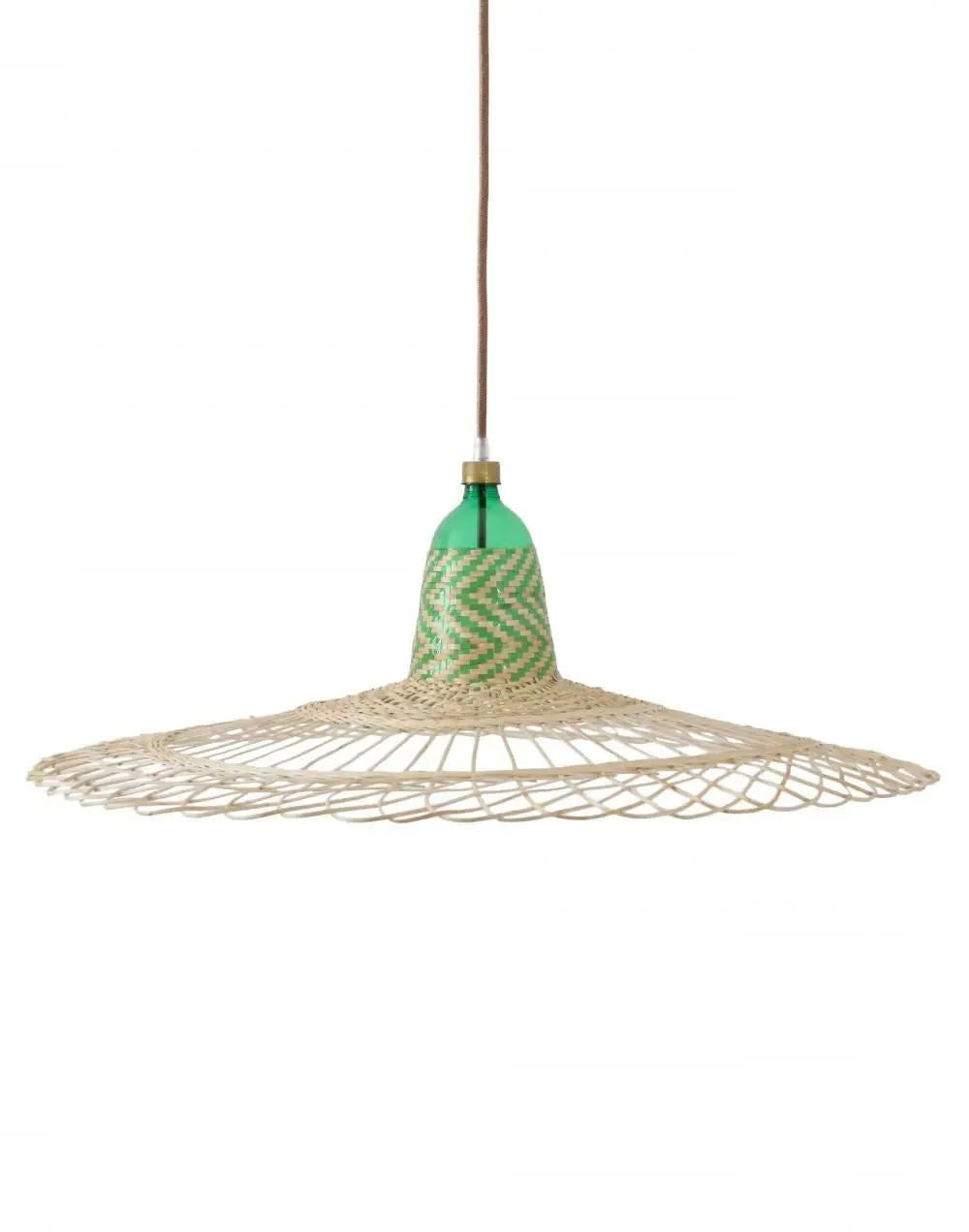 Pendant Light Handmade - Natural, Wicker