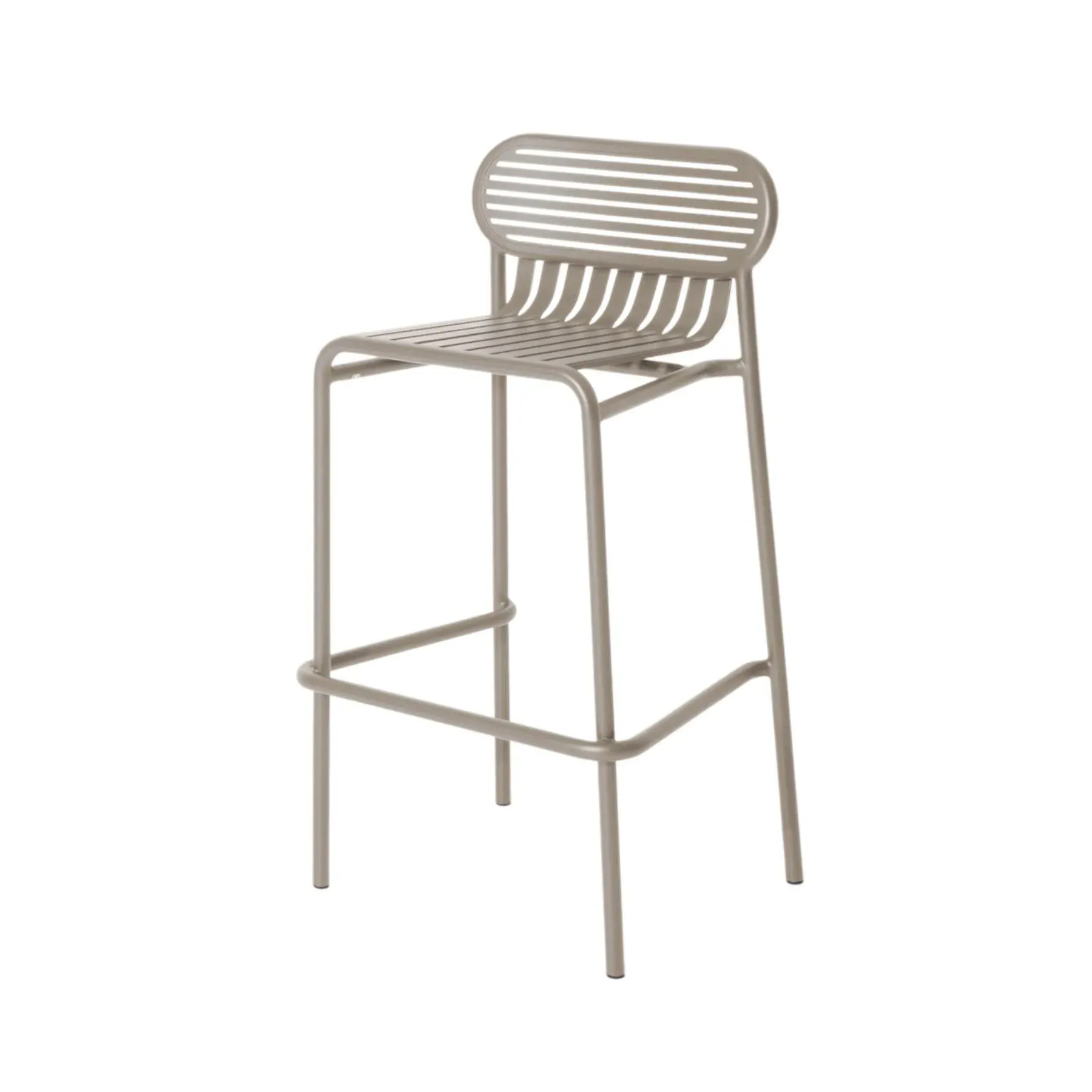 Bar Stool with Slat Design - Dune