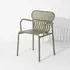Bridge Chair with Slat Design - Jade Green