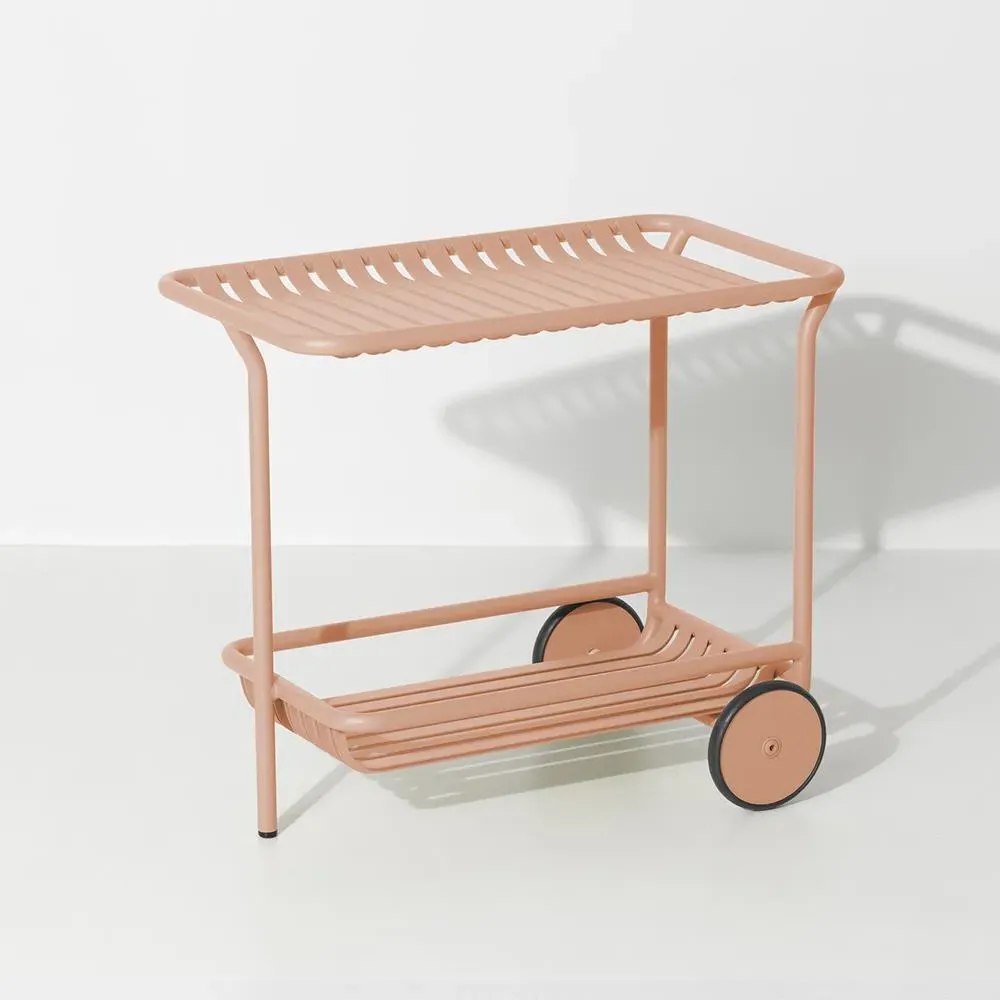Garden Trolley with Slats - Blush, Metal image
