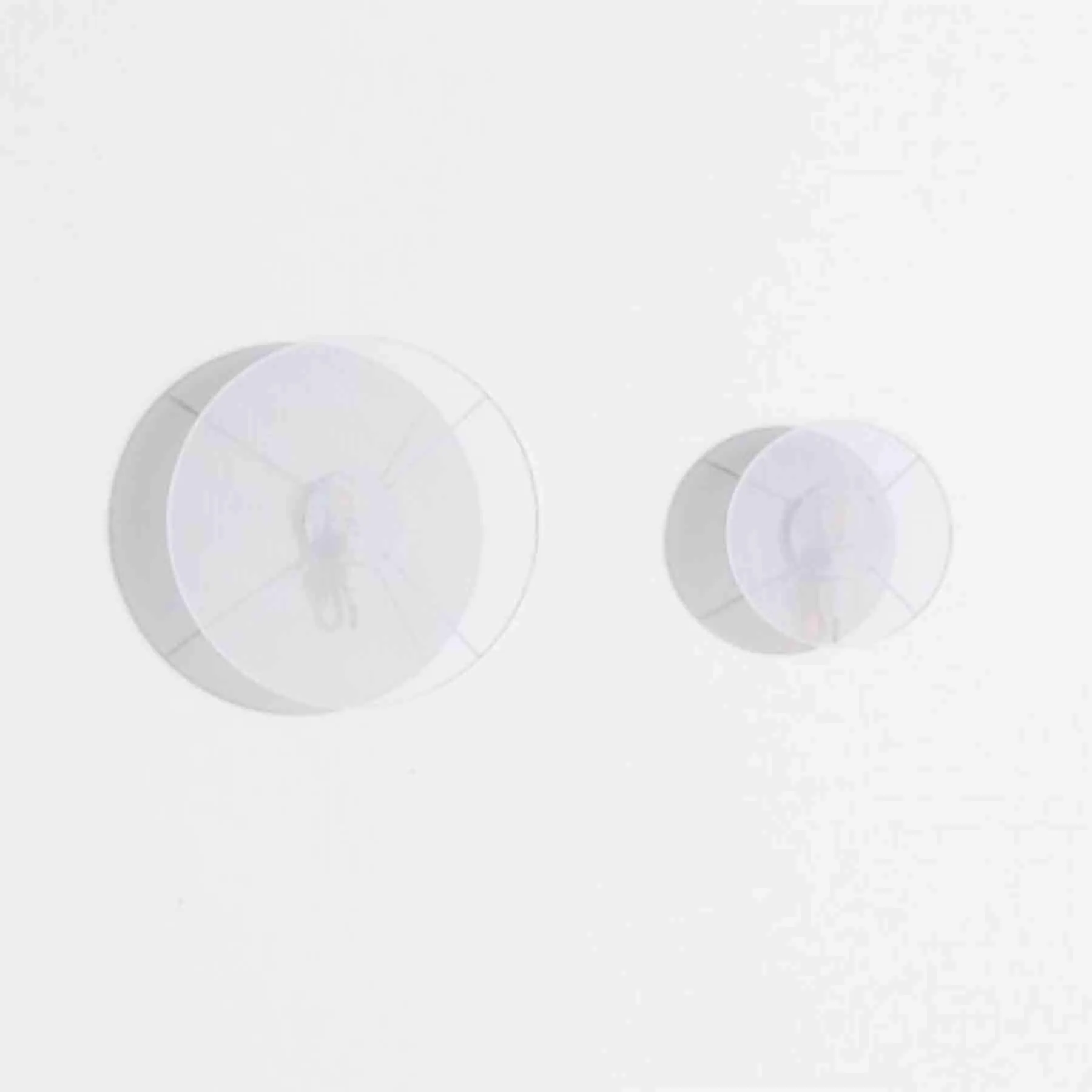 Large Wall Light with Perforated Disc - Metal