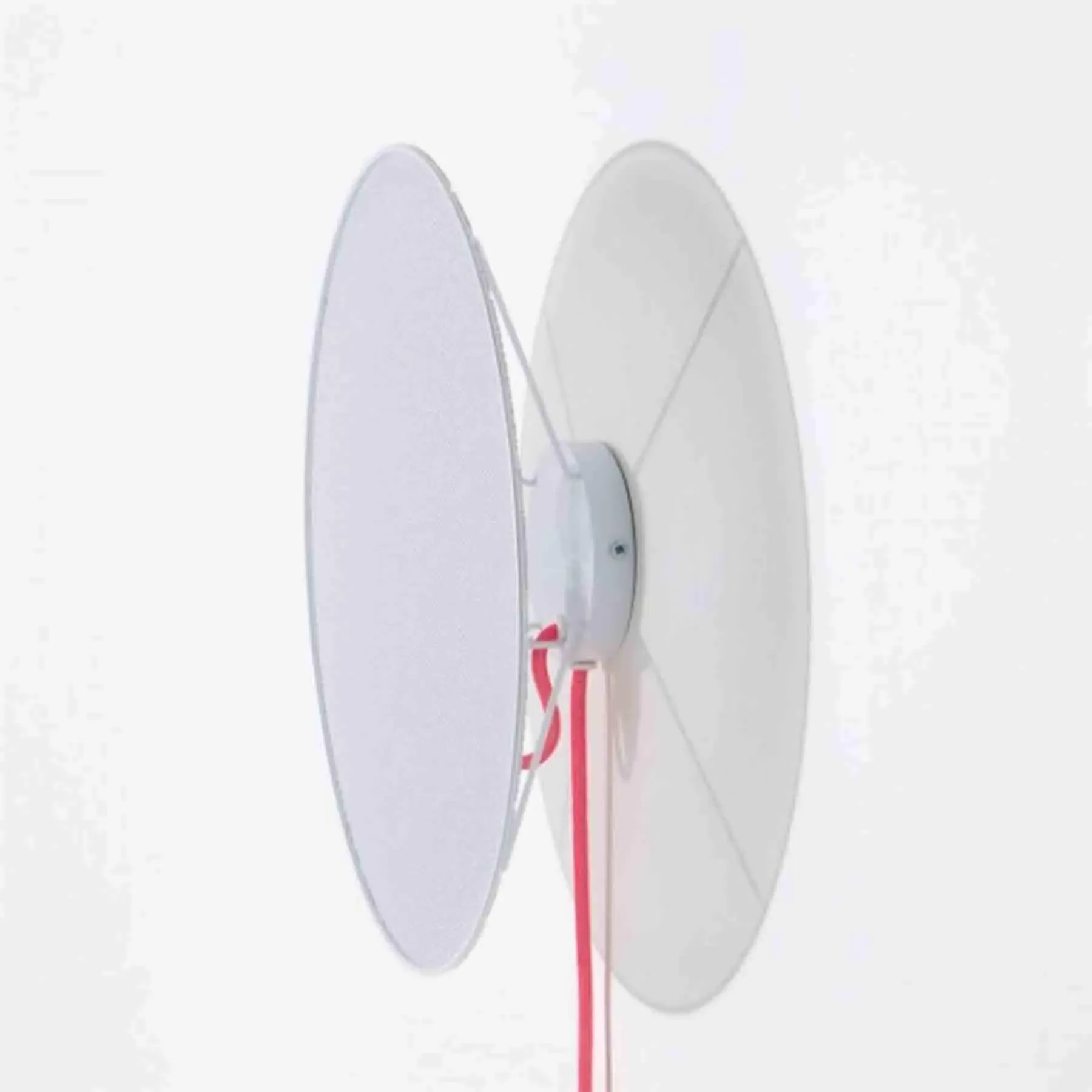 Large Wall Light with Perforated Disc - Metal