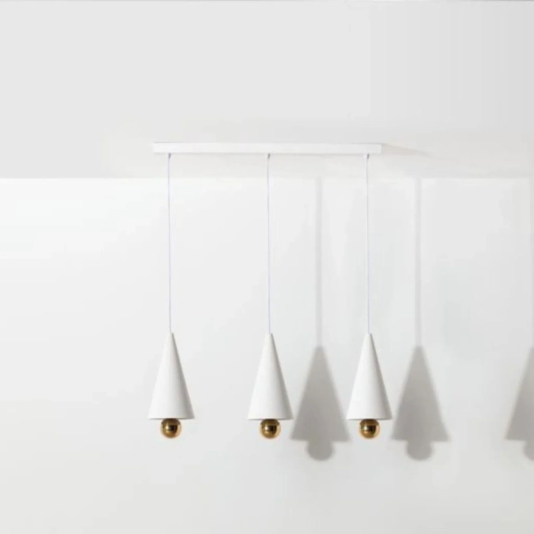 Linear Cluster Pendant Light - White