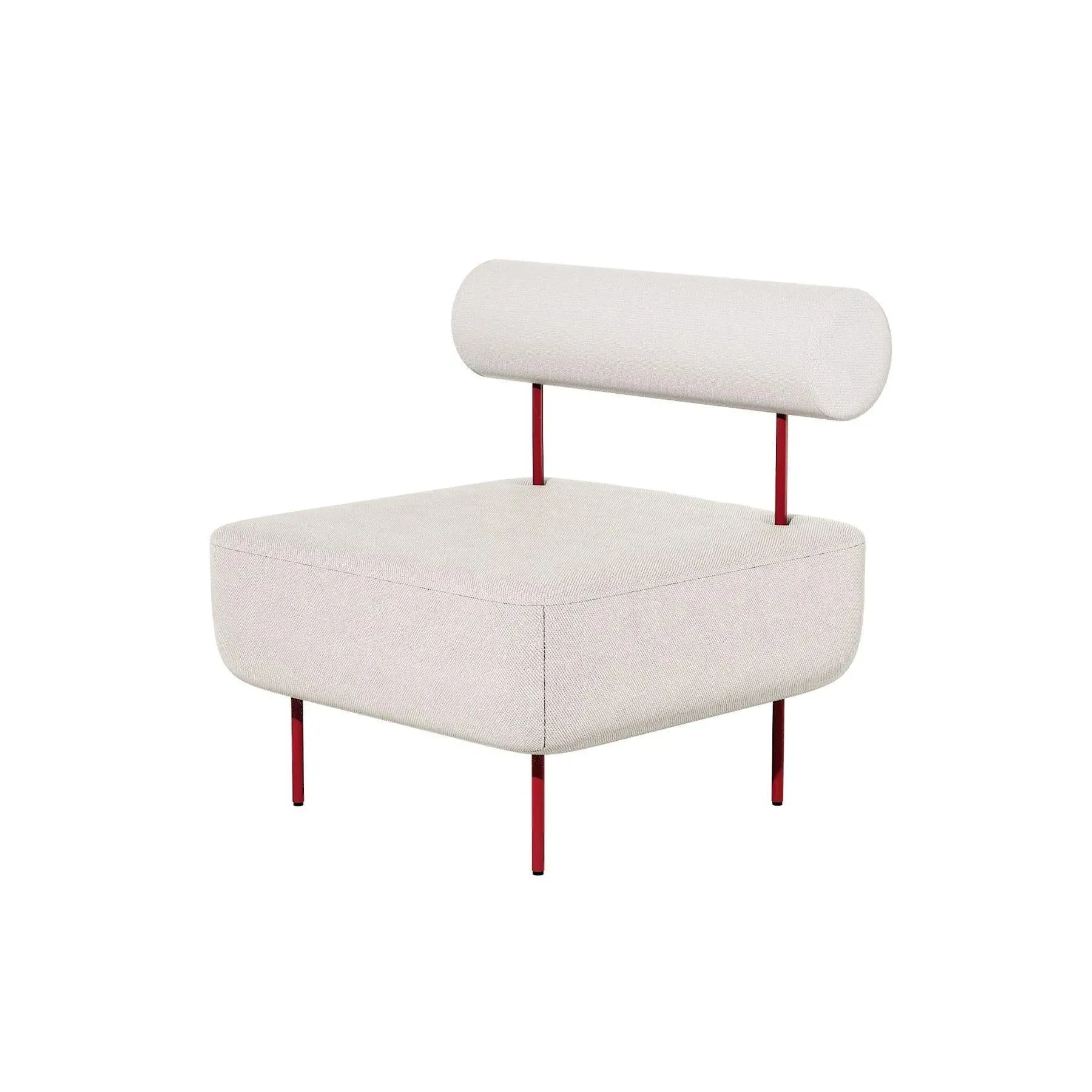 Medium Armchair - Grey Black, Upholstered