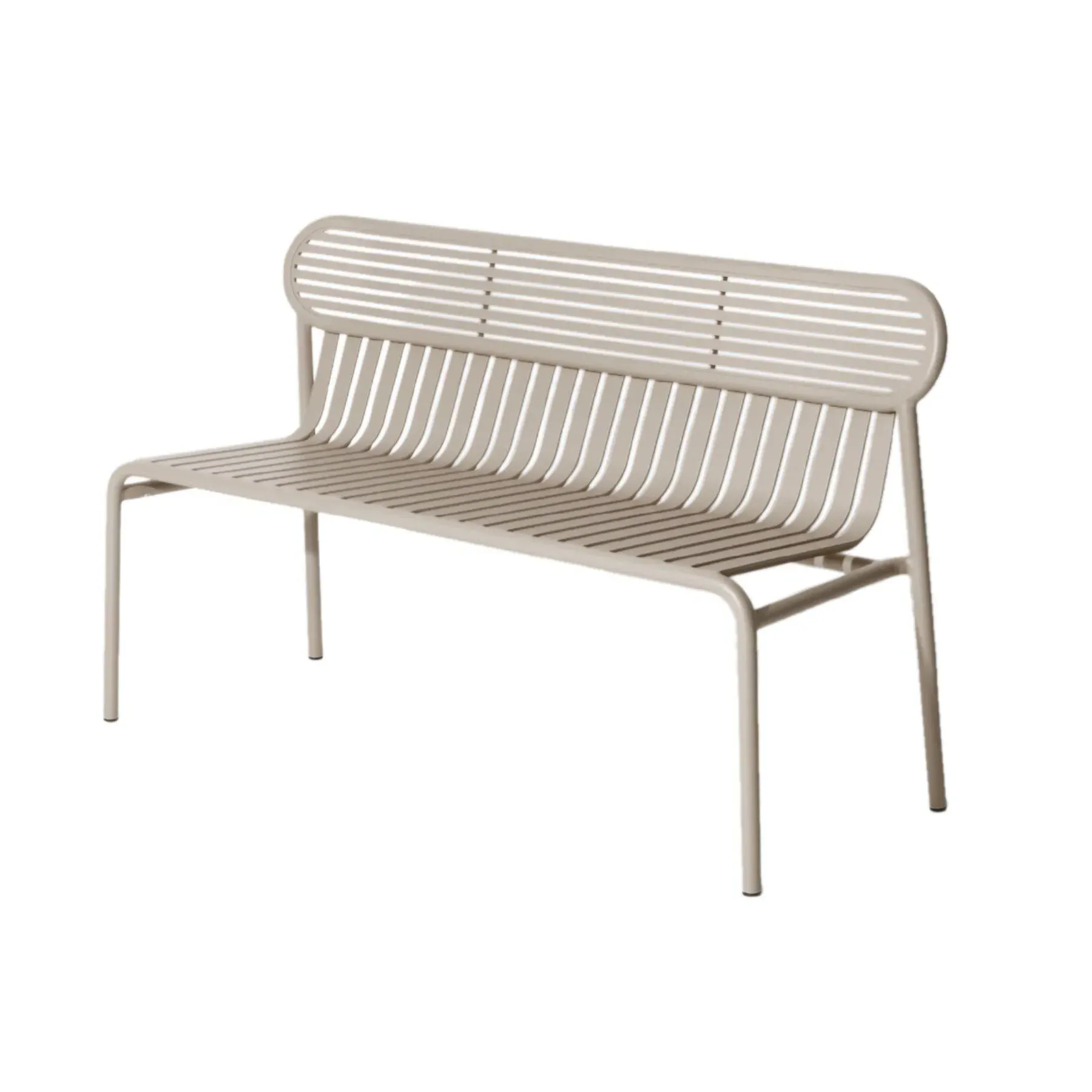 Outdoor Bench with Slat Design - Dune image