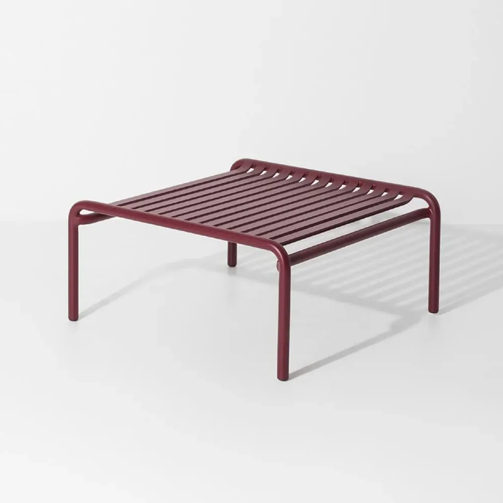 Outdoor Coffee Table - Burgundy