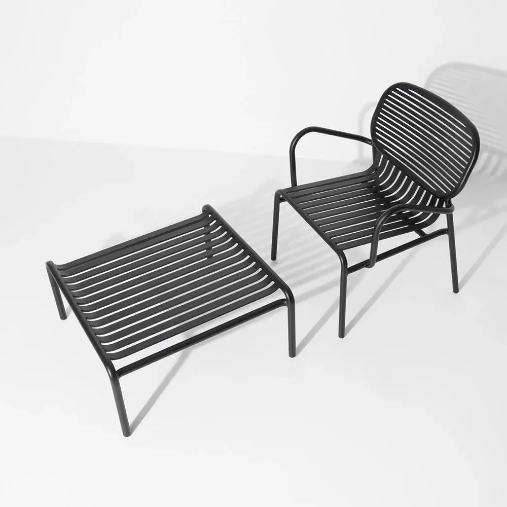 Outdoor Coffee Table with Slats - Jade Green