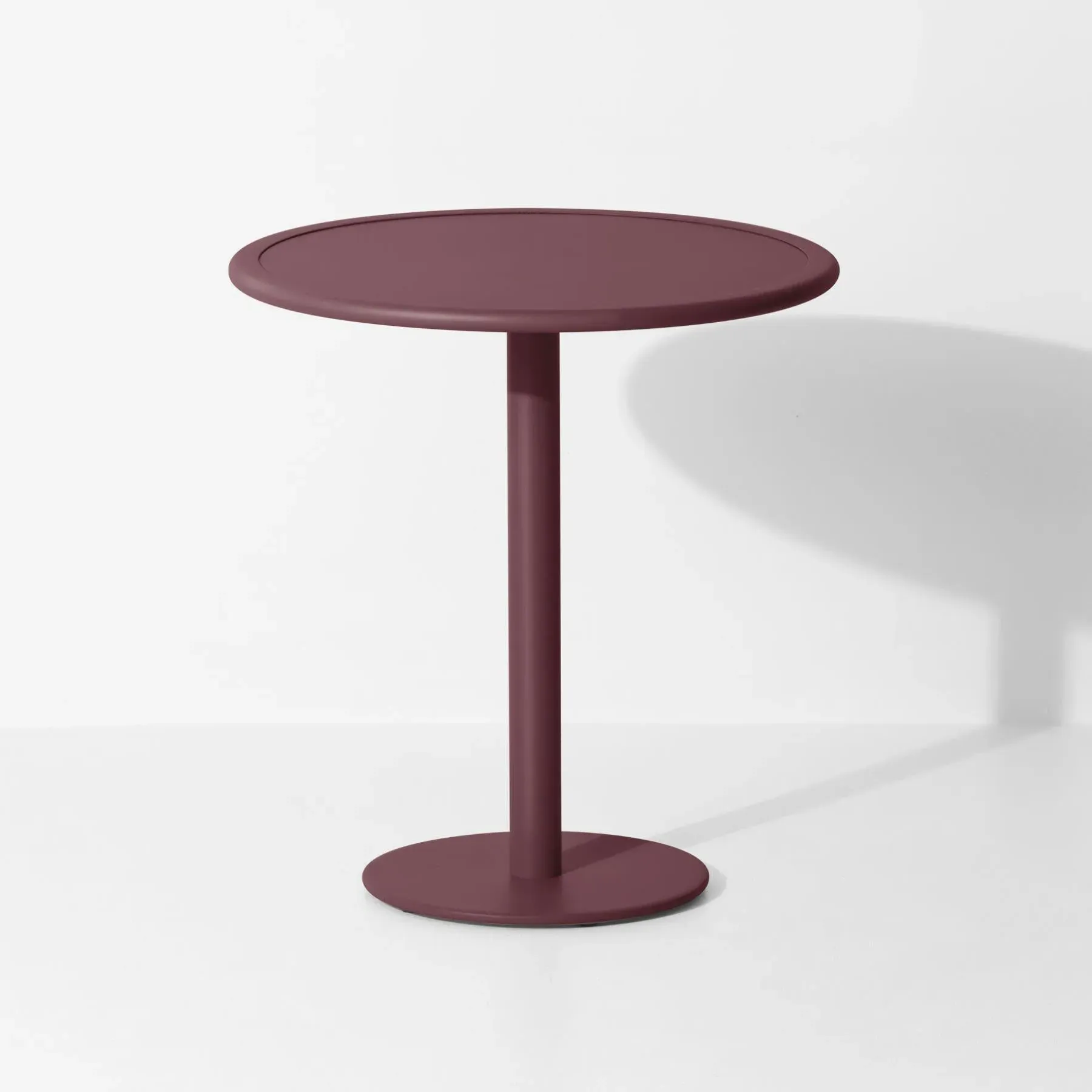 Round Bistro Table - Burgundy