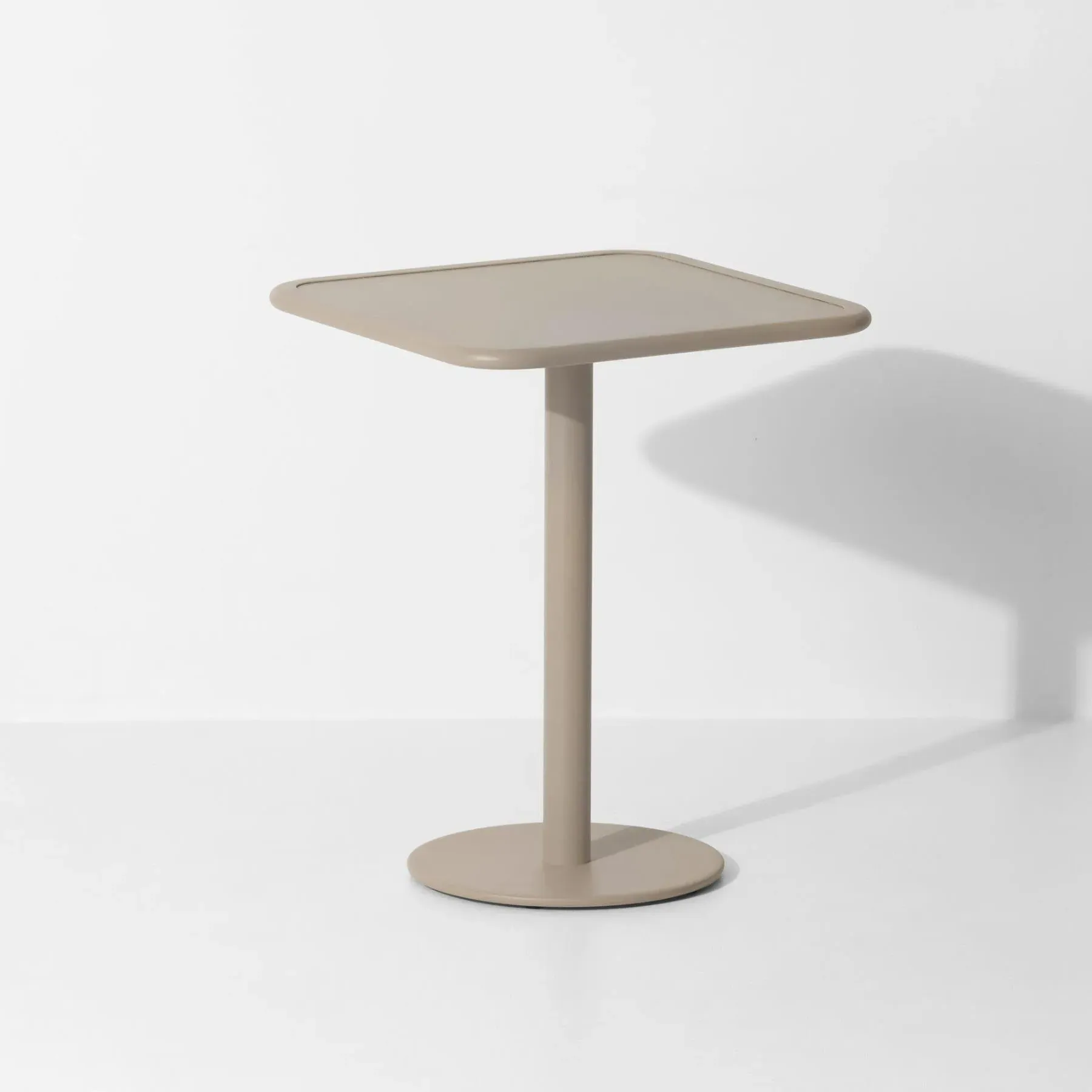 Square Bistro Table - Dune, Steel