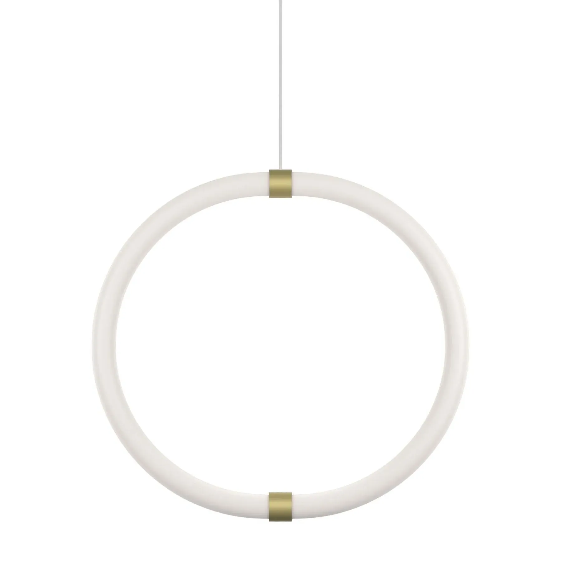 Unseen O-Shape Pendant Light - Brass