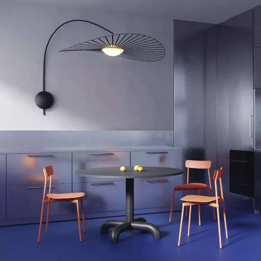 Wall Light with LED - Black, Glass