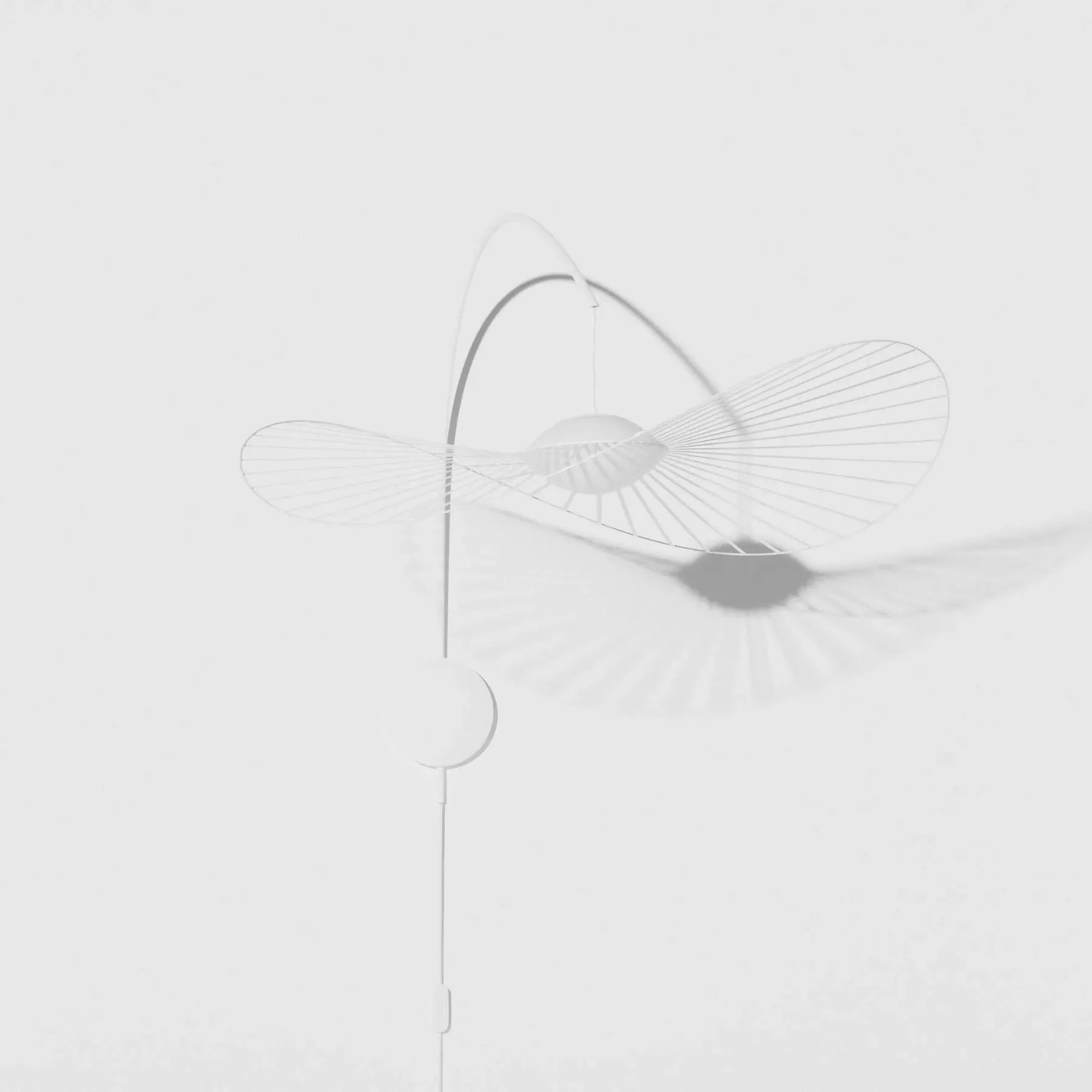 Wall Light with LED - Black, Glass