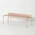Week-End Bench without Back - Blush