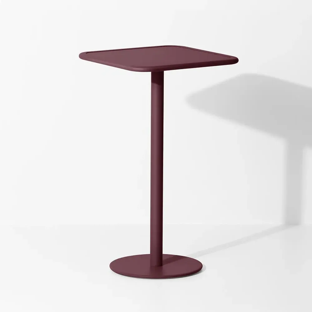 Week-End Round High Table - Blush