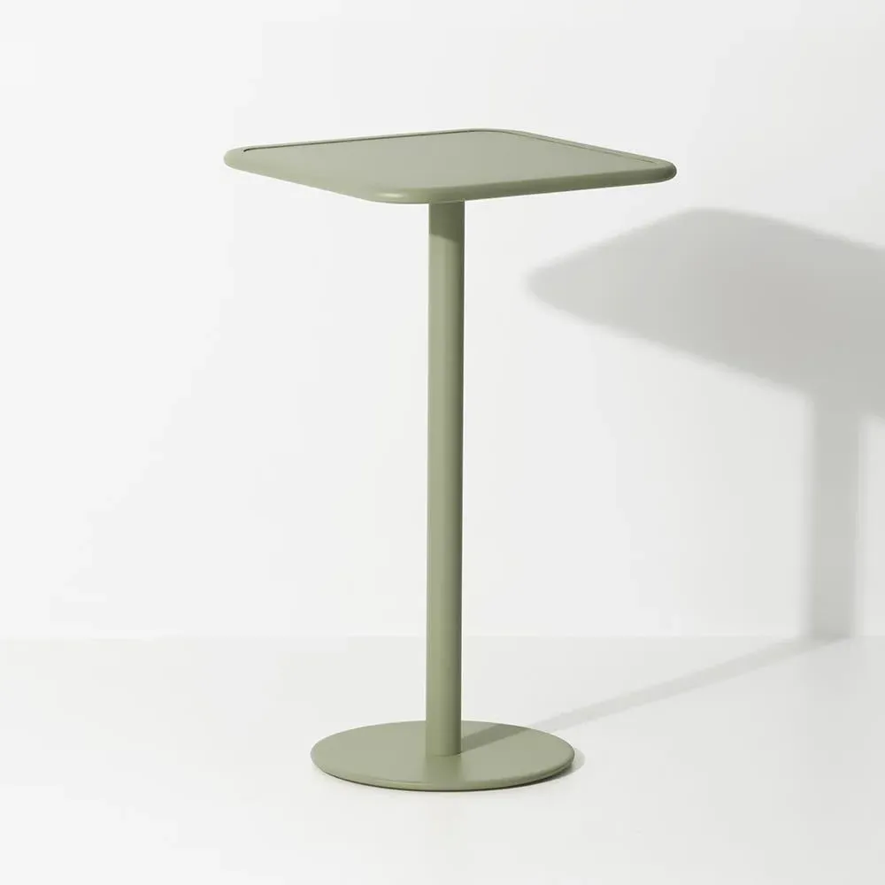 Week-End Square High Table - Jade Green