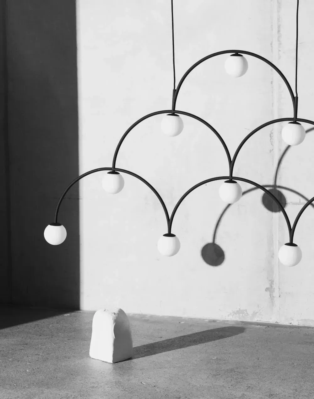 116cm Pendant Light with Graphic Pattern