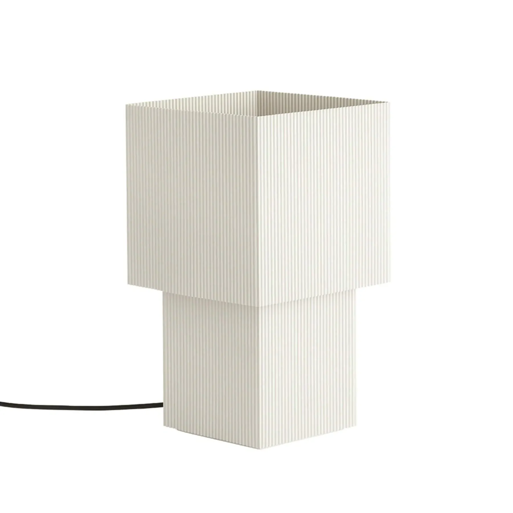 36cm Table Lamp Geometric Design - Cotton