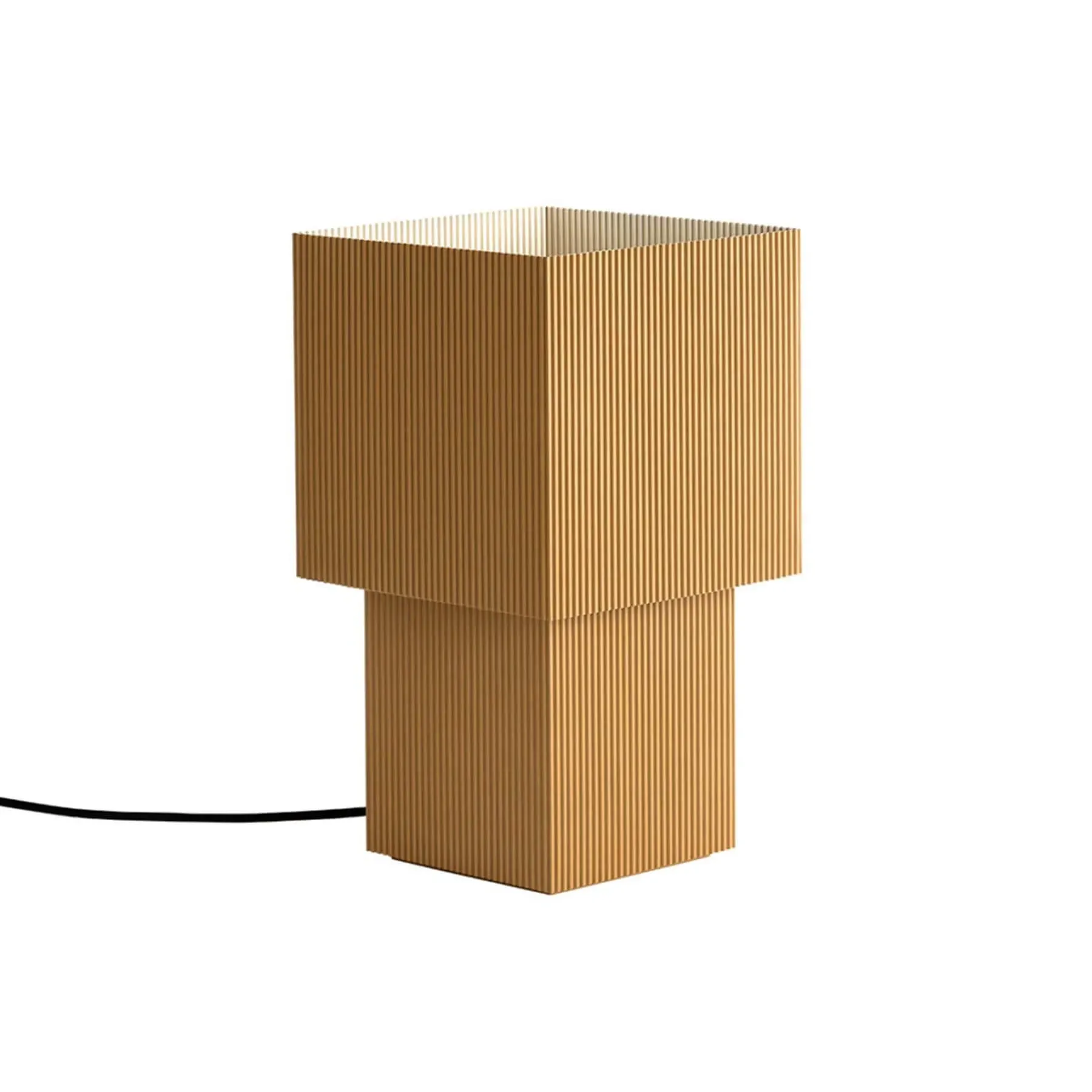 36cm Table Lamp Geometric Design - Cumin
