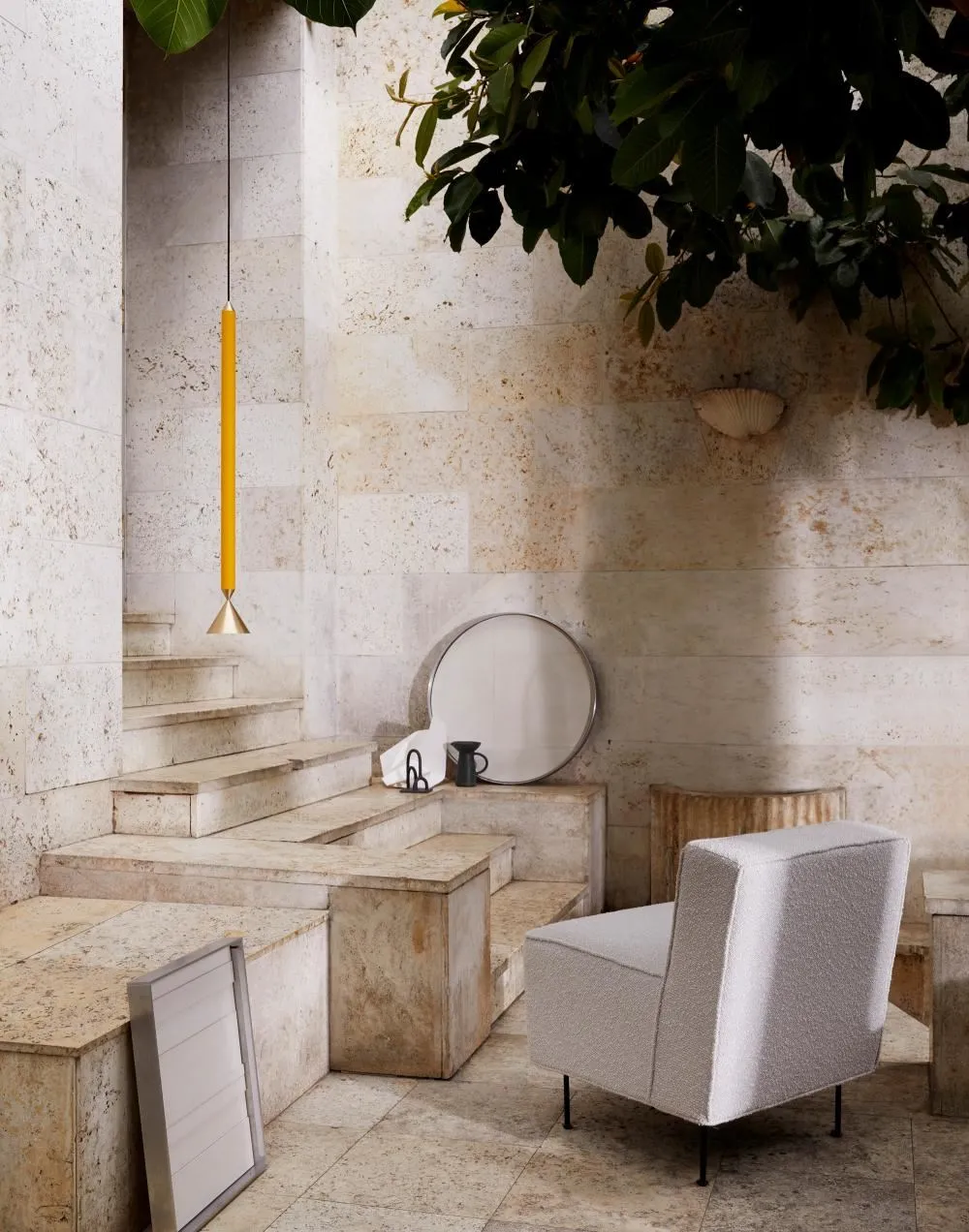 Apollo Pendant Light - Light Grey, Aluminium