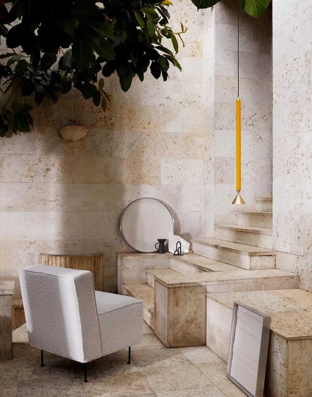 Apollo Pendant Light - White, Aluminium