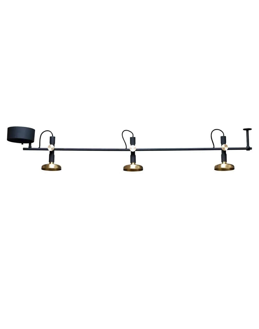 Blend Ceiling Light - Black, Brass image