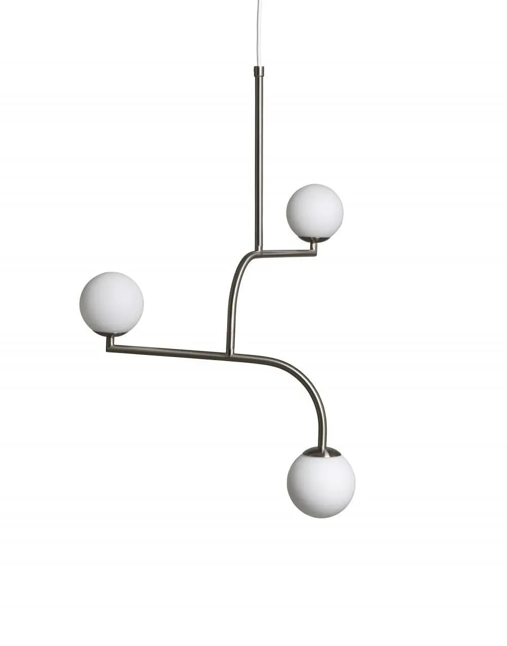 Large Pendant Light - Brushed Brass, Metal