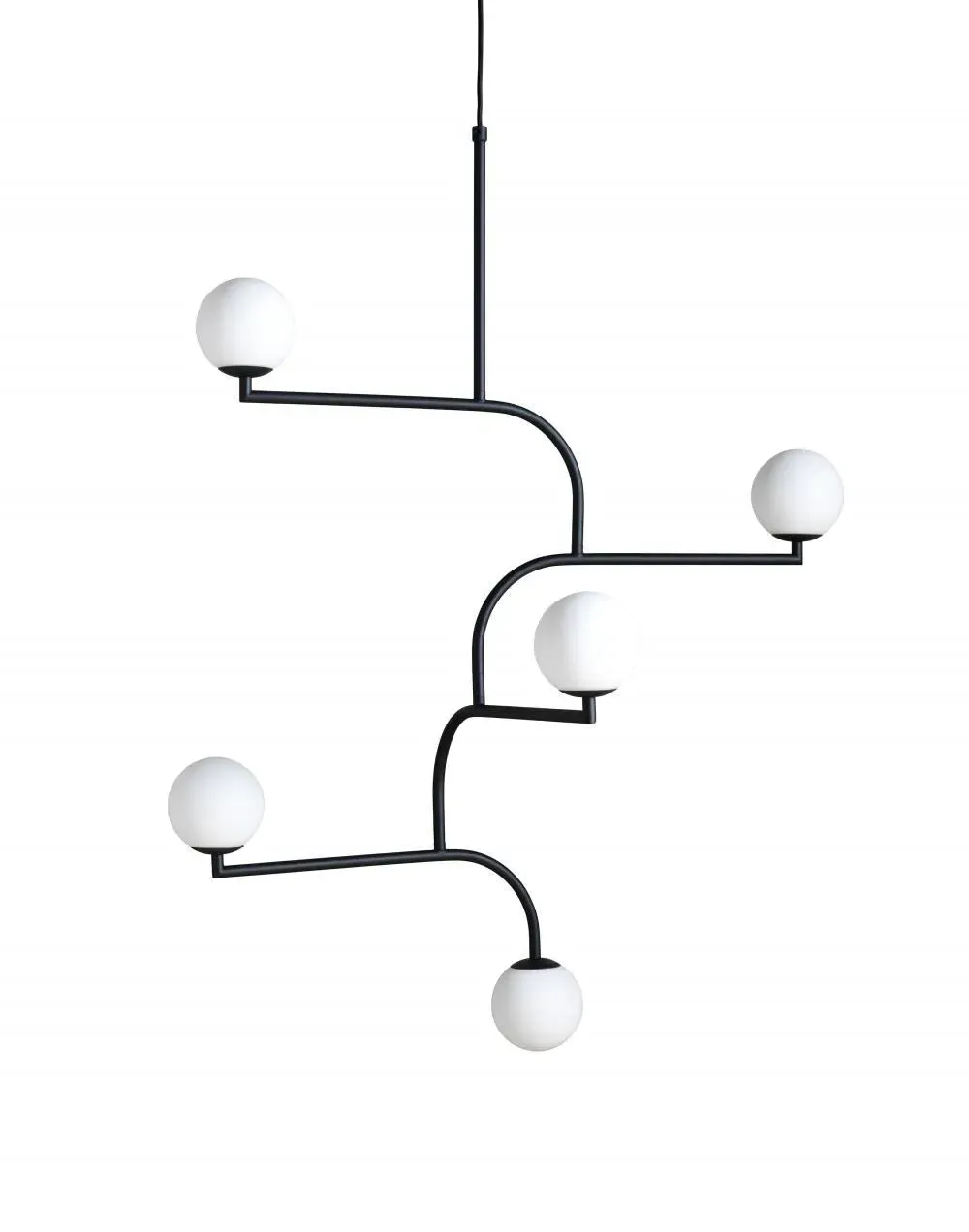 Mobil Large Pendant Light - Matt Black