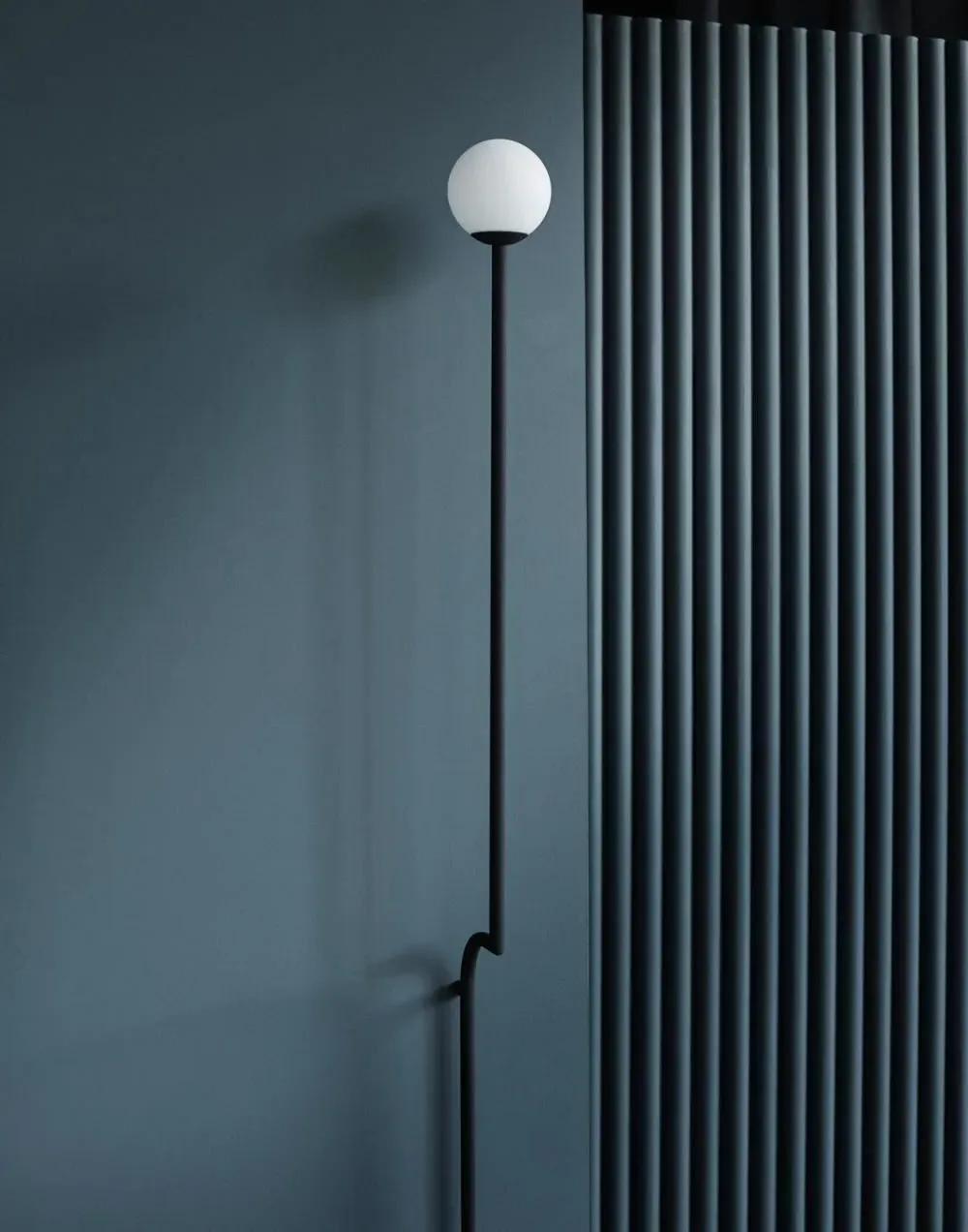 Wall Light with Opal Shade - Contemporary Design