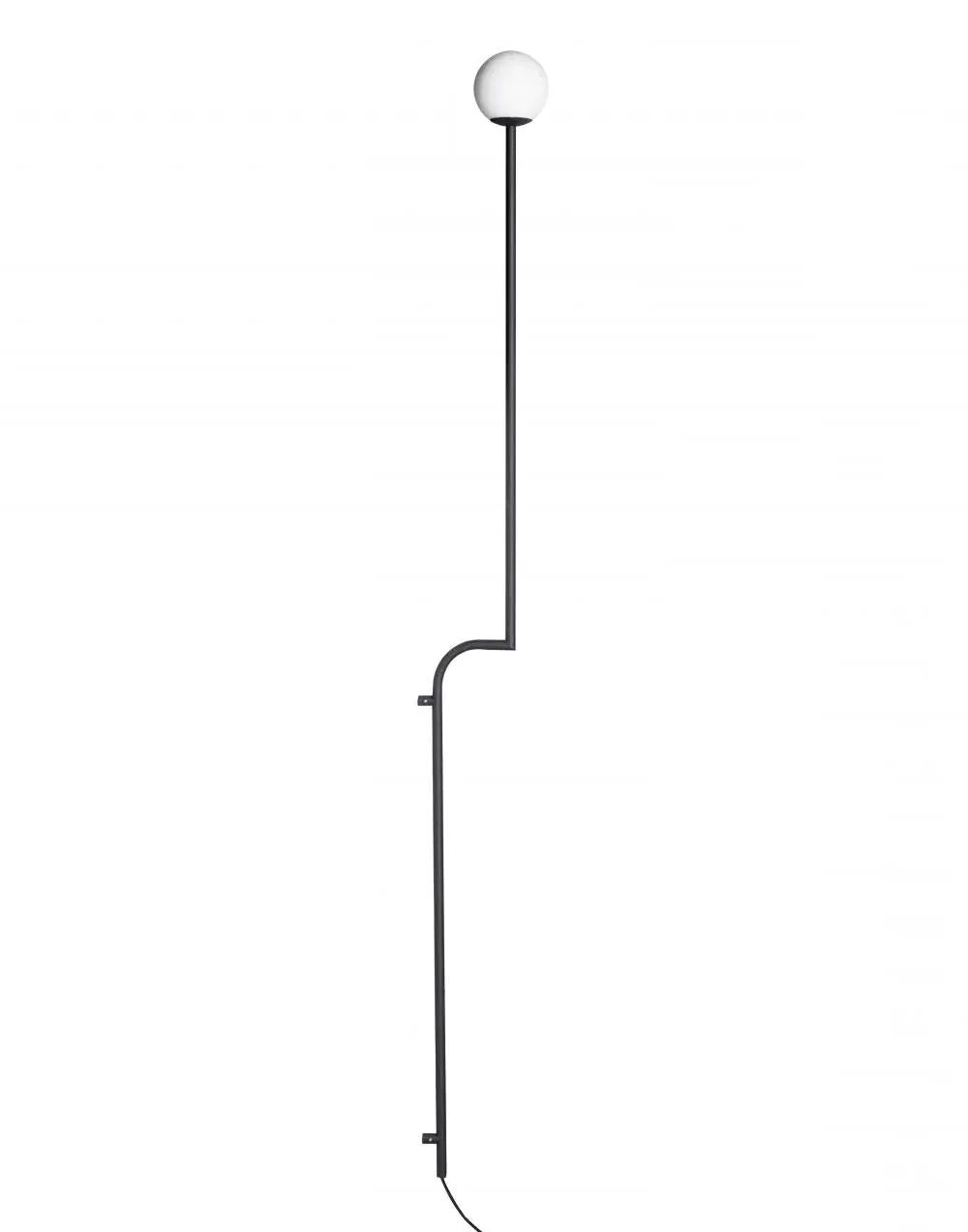 Wall Light with Opal Shade - Contemporary Design