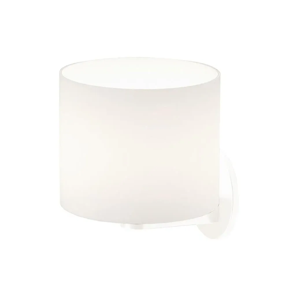 Mini Wall Light W1 - White, Glossy Glass