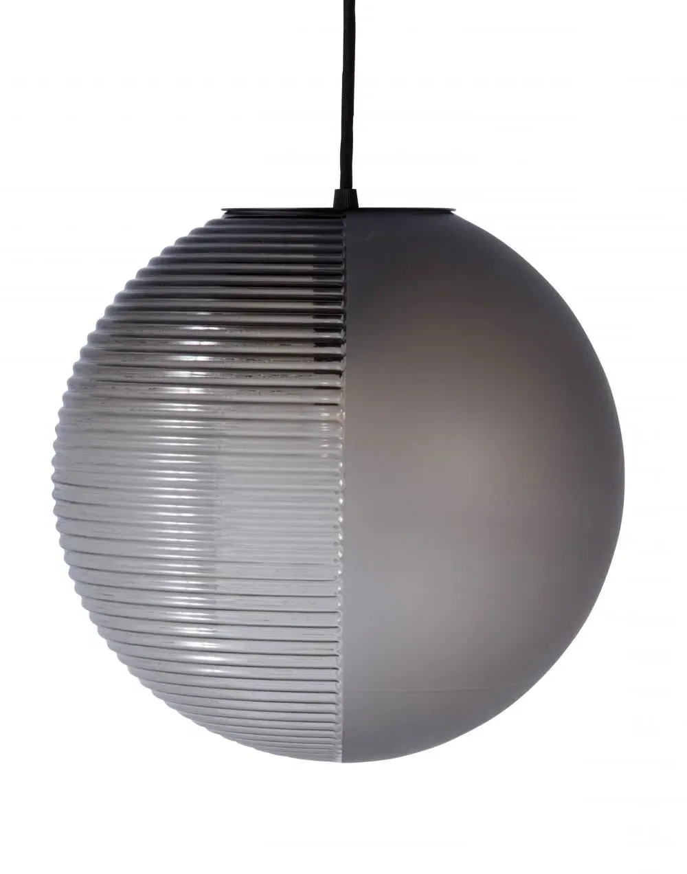 Medium Pendant Light - Smoky Grey, Glass