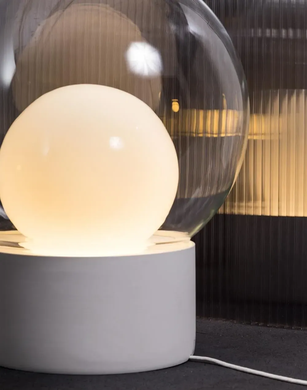 Medium Table Lamp - Opal White, Porcelain