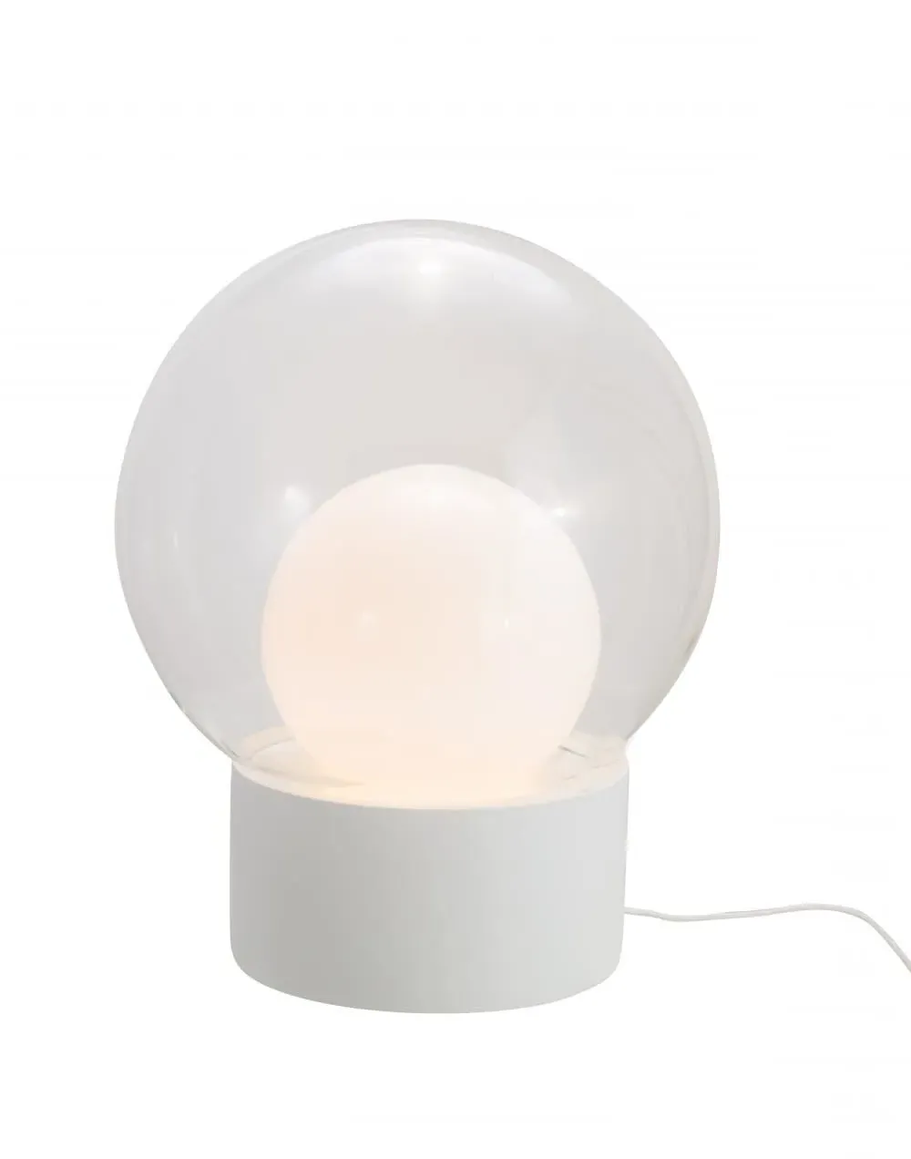 Medium Table Lamp - Opal White, Porcelain