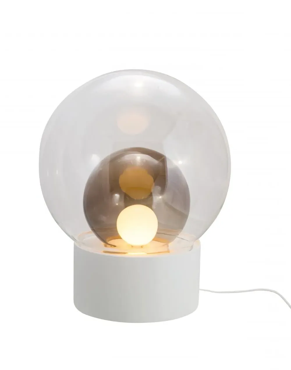Medium Table Lamp - Smoky Grey, Porcelain