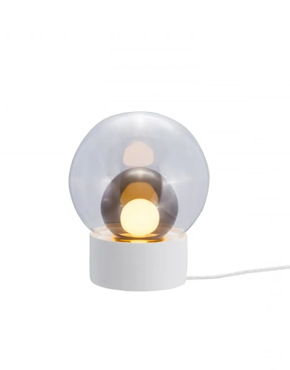 Small Table Lamp - Smoky Grey, Porcelain